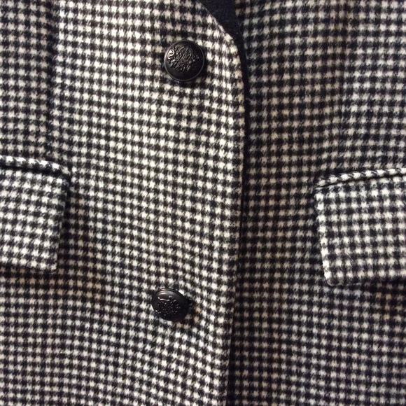 BCBG MAXAZRIA wool houndstooth coat - Picture 2 of 11